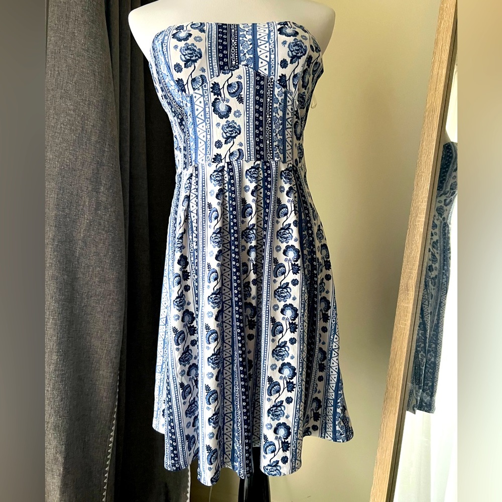 Strapless A-line Dress
